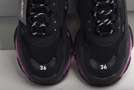 Balenciaga Triple S Black Sneaker 541624 W09O1 0829 Vibrant 2030