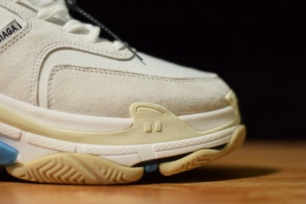 Balenciaga Triple S White Suede  500597 W0971 9000 Durable 2088