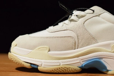 Balenciaga Triple S White Suede  500597 W0971 9000 Durable 2088