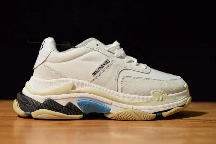 Balenciaga Triple S White Suede  500597 W0971 9000 Durable 2088