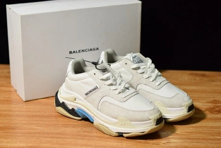 Balenciaga Triple S White Suede  500597 W0971 9000 Durable 2088