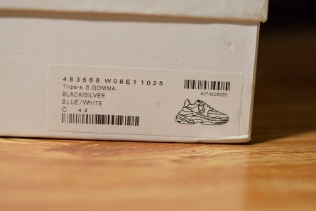 Balenciaga Triple S White Suede  500597 W0971 9000 Durable 2088
