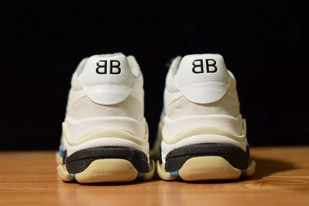 Balenciaga Triple S White Suede  500597 W0971 9000 Durable 2088