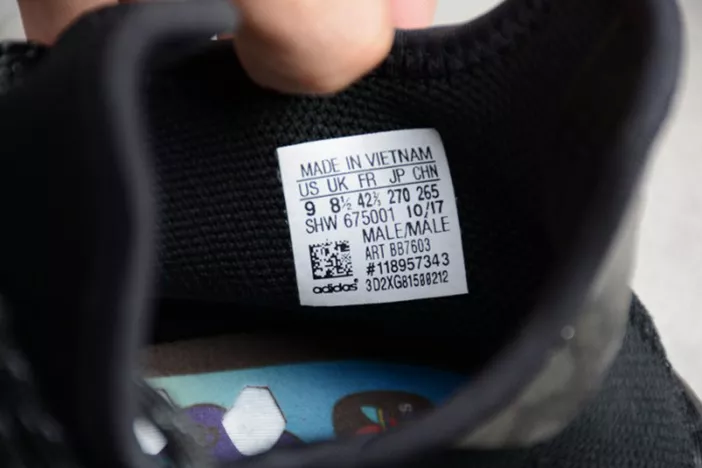 5319 adidas mens  PW HUMAN RACE NMD TR "NERD" black  BB Comfortable 1793