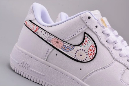 3084 Nike Air Force 1 '07 LNY QS Casual Shoes Lunar New Year White  AO9381- Vibrant 1201