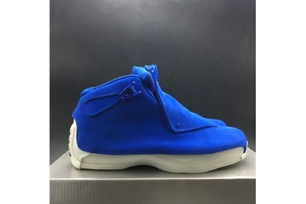 Affordable 7607 Air Jordan 18 Racer Blue AA2494- 831