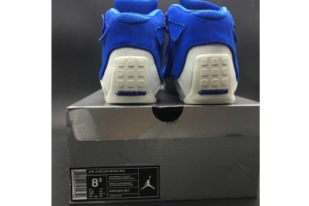 Affordable 7607 Air Jordan 18 Racer Blue AA2494- 831