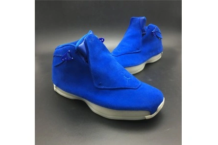 Affordable 7607 Air Jordan 18 Racer Blue AA2494- 831
