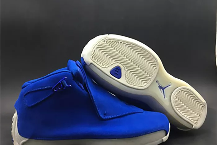 Affordable 7607 Air Jordan 18 Racer Blue AA2494- 831