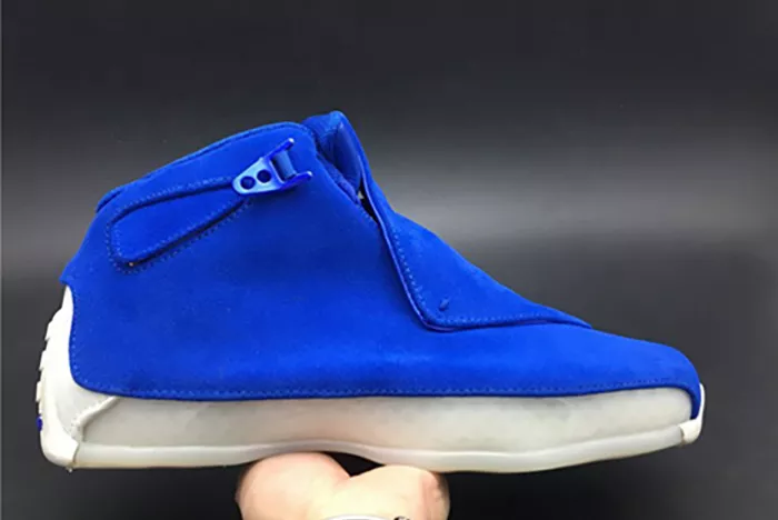 Affordable 7607 Air Jordan 18 Racer Blue AA2494- 831