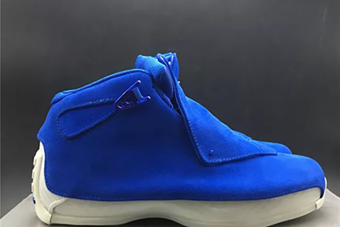 Affordable 7607 Air Jordan 18 Racer Blue AA2494- 831