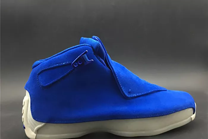 Affordable 7607 Air Jordan 18 Racer Blue AA2494- 831