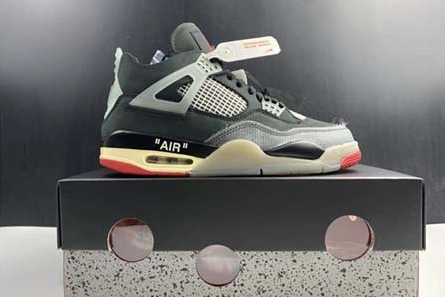 1478 OFF-WHITE x Air Jordan 4 “Bred” CV9388- Trendy 515
