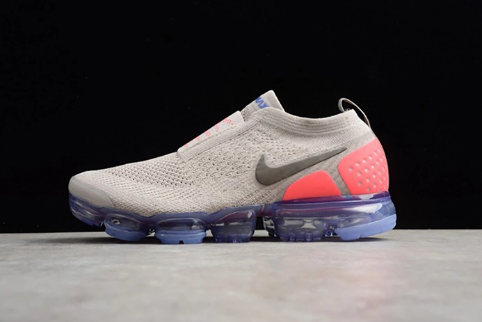 1563 Nike Air VaporMax Flyknit Moc 2  Moon Particle Solar Red-Indigo Burst AH7006- DailyWear 1505