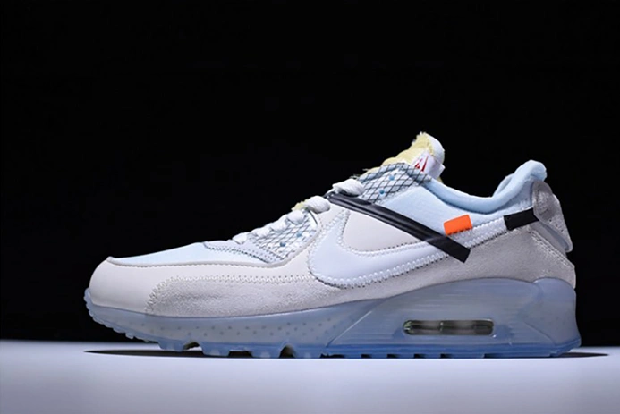 Trendsetting 213 OFF-WHITE x Nike Air Max 90 AM90 THE TEN 10 Sail Muslin Virgil Abloh AA7293- 1355