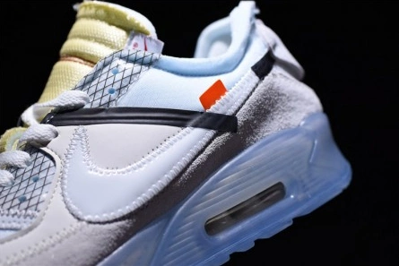 Trendsetting 213 OFF-WHITE x Nike Air Max 90 AM90 THE TEN 10 Sail Muslin Virgil Abloh AA7293- 1355