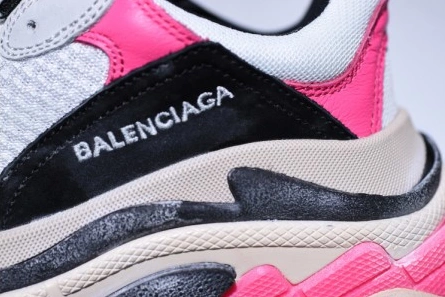 9183 Balenciaga 17Fw Triple S Black Pink Women Sneaker 483523-W06E3- Resilient 2079