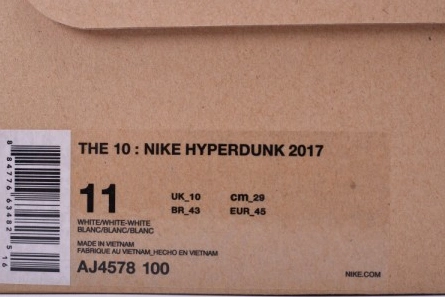 Elegant 5995 OFF-WHITE x Nike Hyperdunk 2017 FK THE TEN 10 Virgil Abloh  MENS AJ4578- 1973