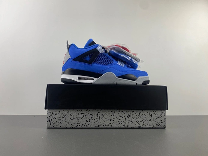 8031 Jordan 4 Retro BLUE RIBON WAR RED-BLAC-STEA Minimalist 438