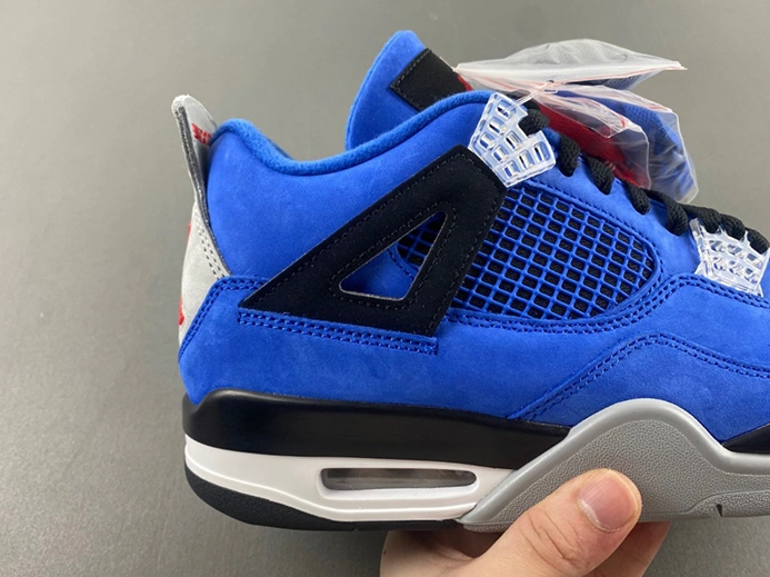 8031 Jordan 4 Retro BLUE RIBON WAR RED-BLAC-STEA Minimalist 438