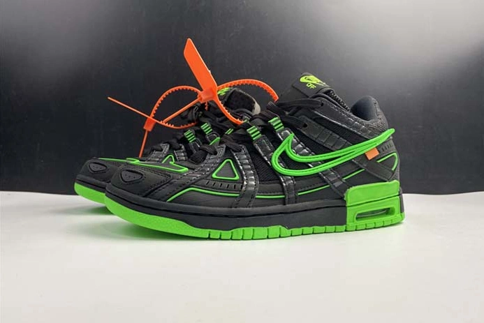 8972 OFF-WHITE x Nike Air Rubber Dunk “Green Strike” CU6015- Bold 1941