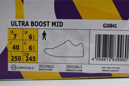 1295 adidas Ultra Boost Mid black  Multi-Color - G GoodFit 1935