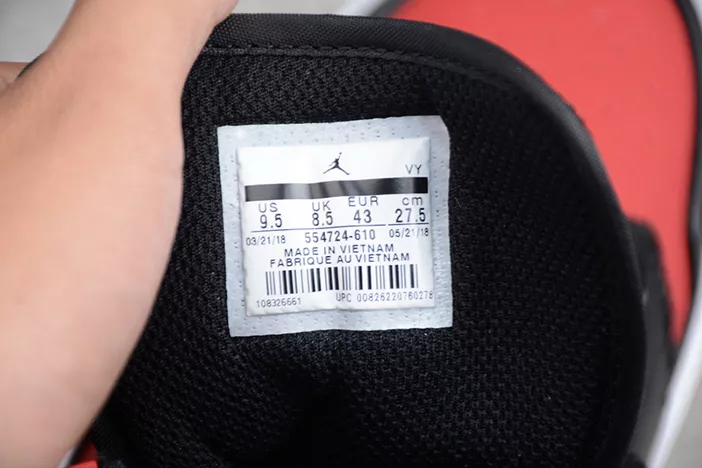 1545 Air Jordan 1 Mid Gym Red Black 554724- Minimalist 274