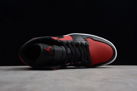 1545 Air Jordan 1 Mid Gym Red Black 554724- Minimalist 274