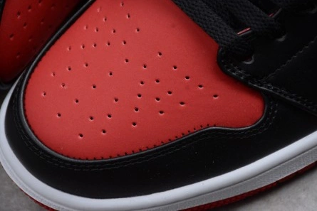 1545 Air Jordan 1 Mid Gym Red Black 554724- Minimalist 274