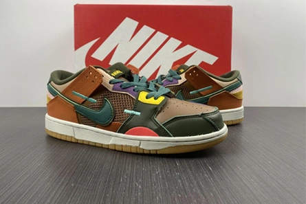 1712 Nike Dunk Low Scrap Archeo Brown DB0500- Efficient 1074