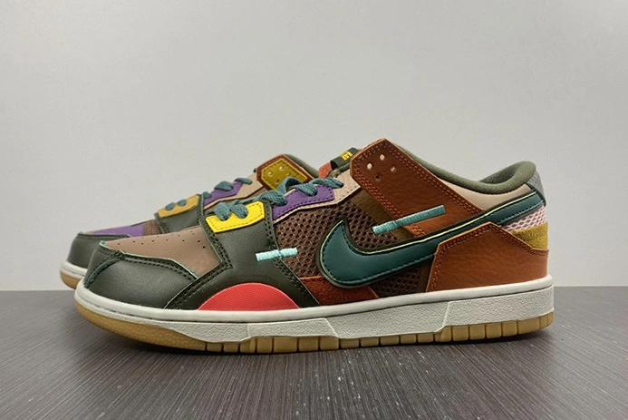 1712 Nike Dunk Low Scrap Archeo Brown DB0500- Efficient 1074