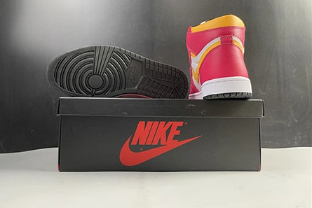 3230 Air Jordan 1 High OG“Light Fusion Red” 555088- Versatile 199