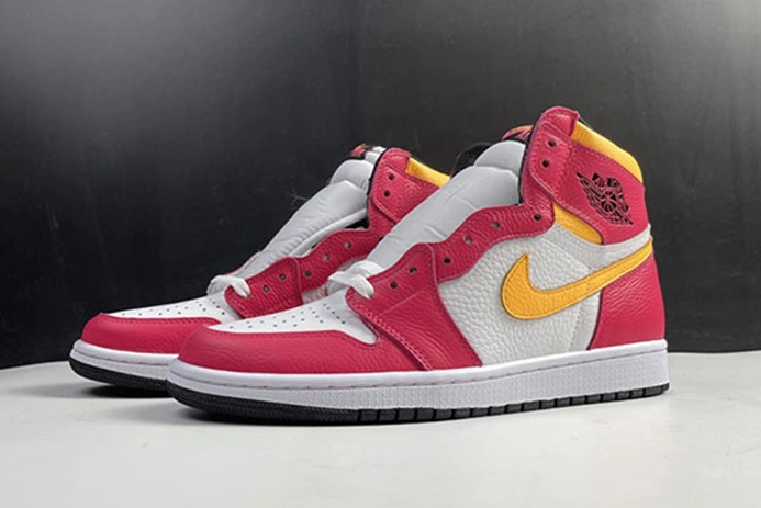 3230 Air Jordan 1 High OG“Light Fusion Red” 555088- Versatile 199