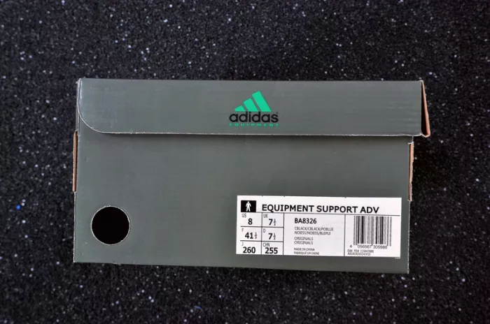 Versatile 4134 Adidas EQT Support ADV Core Black   White BA 1880