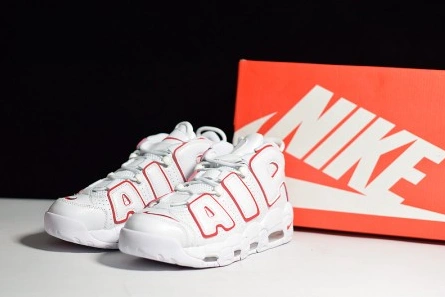 5439 Nike Air More Uptempo 96 White Varsity Red 921948- GoAnywhere 1524