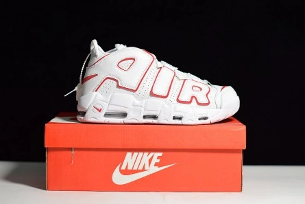 5439 Nike Air More Uptempo 96 White Varsity Red 921948- GoAnywhere 1524
