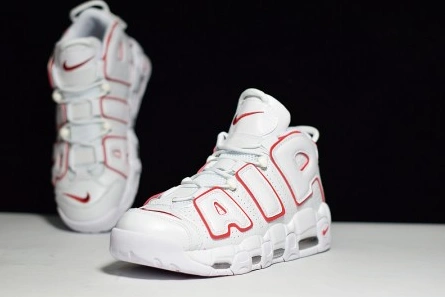 5439 Nike Air More Uptempo 96 White Varsity Red 921948- GoAnywhere 1524