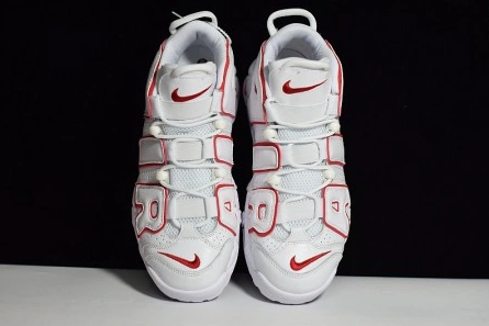5439 Nike Air More Uptempo 96 White Varsity Red 921948- GoAnywhere 1524