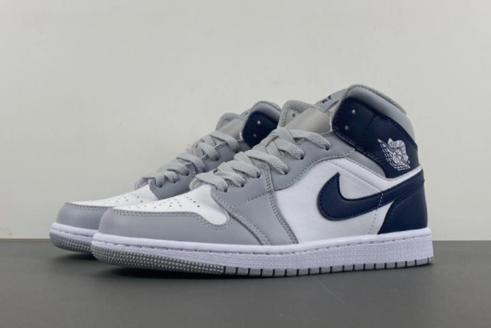 6398 Jordan 1 Mid Wolf Grey Midnight Navy  DQ8426- WellDesigned 48