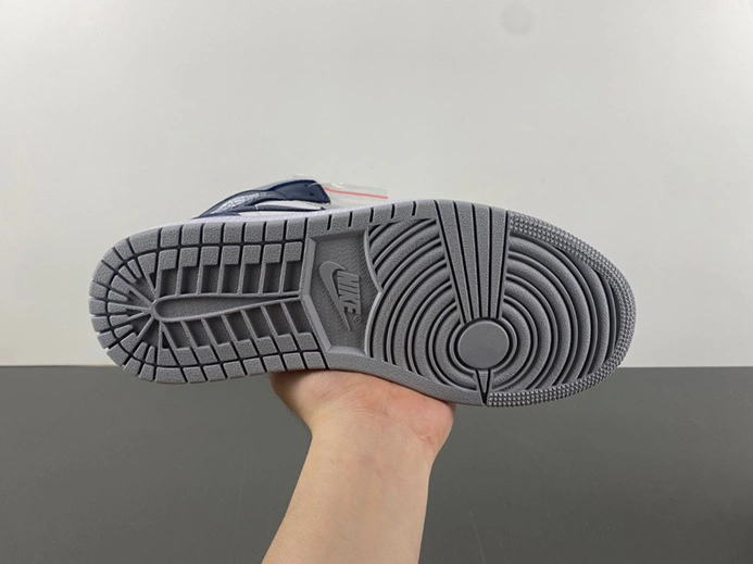 6398 Jordan 1 Mid Wolf Grey Midnight Navy  DQ8426- WellDesigned 48