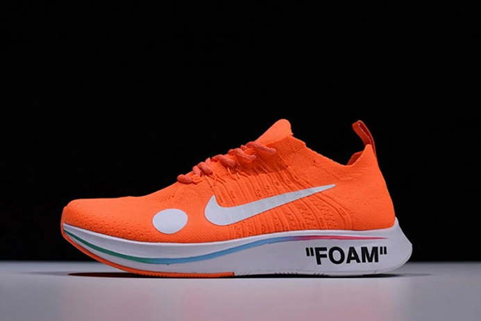 7465 Nike x Off-White Zoom Fly Mercurial Flyknit Total Orange MENS AO2115- Stylish 1583