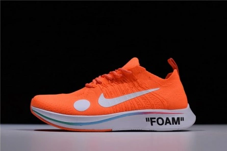 7465 Nike x Off-White Zoom Fly Mercurial Flyknit Total Orange MENS AO2115- Stylish 1583