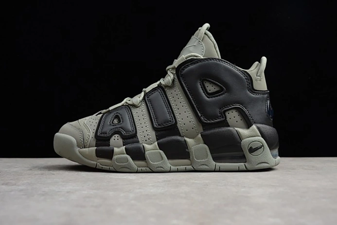 6650 NIKE Air More Uptempo "Dark Stucco" Dark Stucco Black womens 415082- SmartChoice 1522