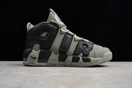 6650 NIKE Air More Uptempo "Dark Stucco" Dark Stucco Black womens 415082- SmartChoice 1522