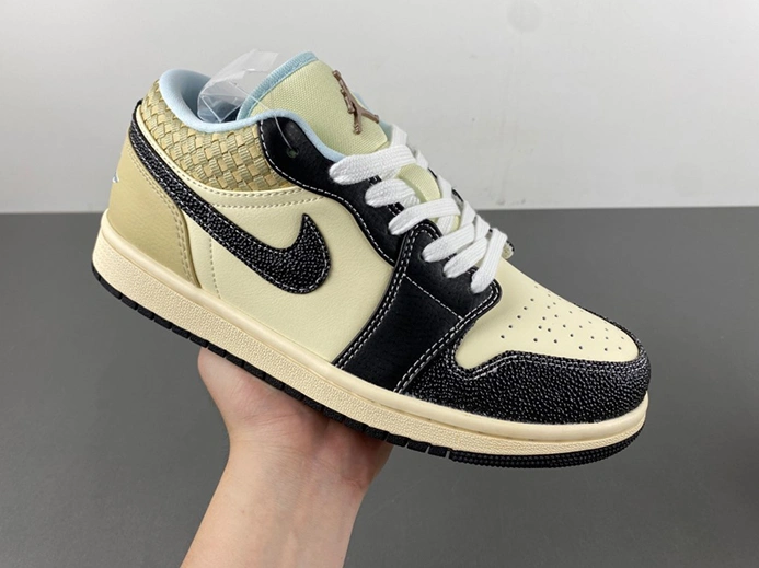 8506 Jordan 1 Low SE Coconut Milk Black Muslin HQ3437- GoodFit 8