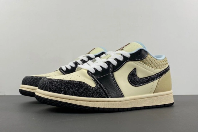 8506 Jordan 1 Low SE Coconut Milk Black Muslin HQ3437- GoodFit 8