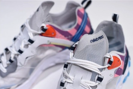5502 Parra x Nike React Element 87 White Multi-Color AQ3057- Resilient 1330