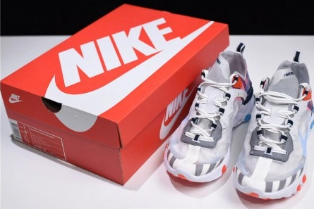 5502 Parra x Nike React Element 87 White Multi-Color AQ3057- Resilient 1330