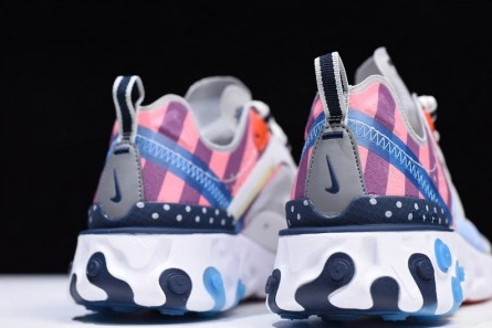 5502 Parra x Nike React Element 87 White Multi-Color AQ3057- Resilient 1330