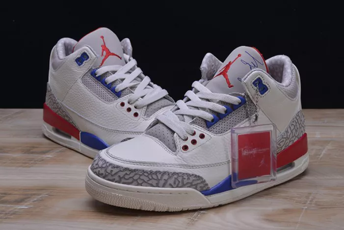 3229 AIR JORDAN 3 RETRO "CHARITY GAME" sail red mens 136064- Bright 464